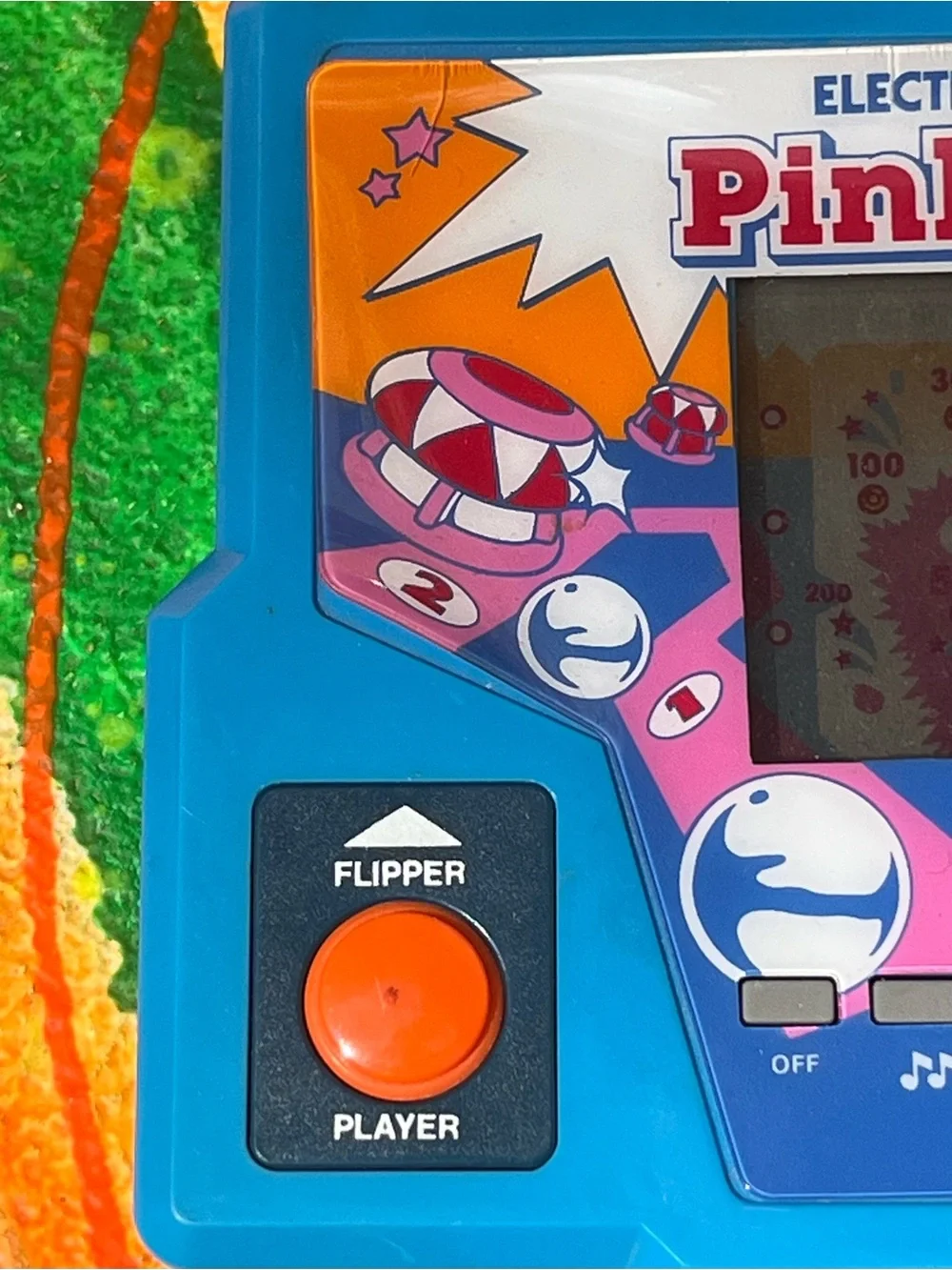 Tiger Electronic 1987 vintage Pinball Handheld Game - Blue